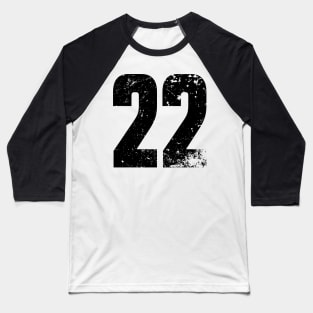 Black 22 Number Caitlin Clark Iowa BP-18 Baseball T-Shirt